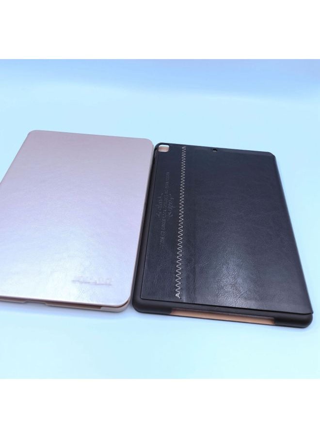 Generic - Applicable Ipad Case Solid Color Ipad10 Tablet Protective Case Leather Case 9 Generation Mirror Pro Protective Case Matepad11-Color:Three-fold With Pen Slot-smoked Purple-Applicable Model:Ipadair 6-13inch (m2) (2024) Neutral 12.9inch Arrival (without Home Key) - Image 1