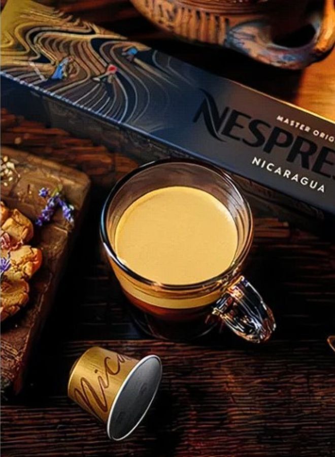 نسبرسو كبسولات قهوة نسبريسو ماستر أوريجين نيكاراجوا، أوريجينال لاين - 10 قطع في 1 كم - Image 3