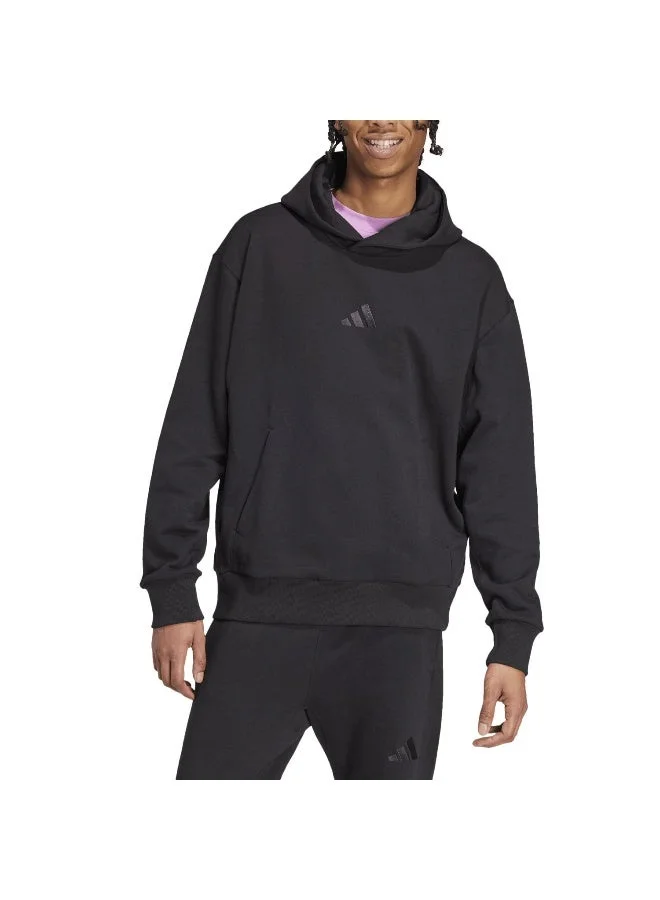 Adidas black ALL SZN French Terry Hoodie for Men | Best Price UAE