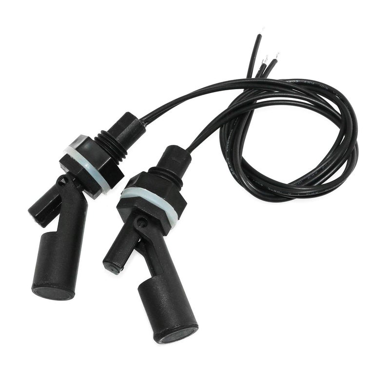 Maxmoral 2pcs Water Level Sensor DC 110V Side Mount Horizontal Liquid Float Switch for Aquarium Tank - Image 1