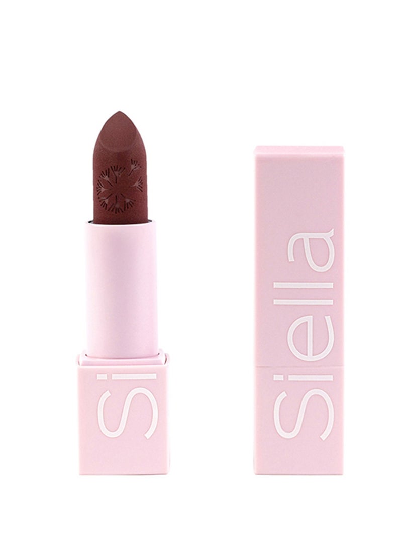 Siella Beauty Verbena Flower Power Matte Lipstick Upto 10hr Long Lasting Lipstick, Made In Italy  - Image 1