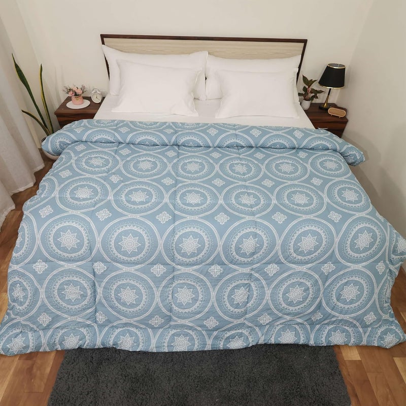 Bhoomi Impex Bhoomi Impex Comforter Double Size Printed Comforter Premium 1800 Series Microfiber Heavey Winter BlanketAC Comforter 300 GSM Double Bed 90 x 100 inch 