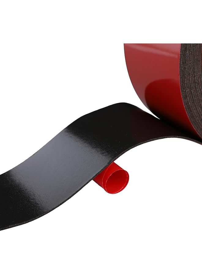 erorex Double Sided Pe Foam Tape Outdoor And Indoor Super Strong Foam Seal Tape For Decorative And Trim Car And Gap Filling Mountings Home Decor Office Decor Photo Frame 1.2In X 33Ft Black - Image 4