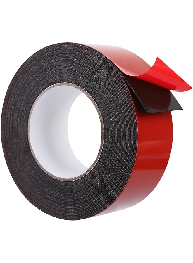 erorex Double Sided Pe Foam Tape Outdoor And Indoor Super Strong Foam Seal Tape For Decorative And Trim Car And Gap Filling Mountings Home Decor Office Decor Photo Frame 1.2In X 33Ft Black - Image 1