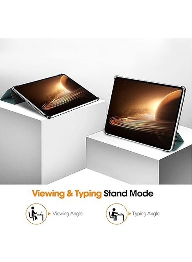 One plus Pad Go 11.35 2023 Tablet Case, One plus pad 11.6 Hard PC Back Cover Slim Case, Triple Folding Stand Case  - Image 5