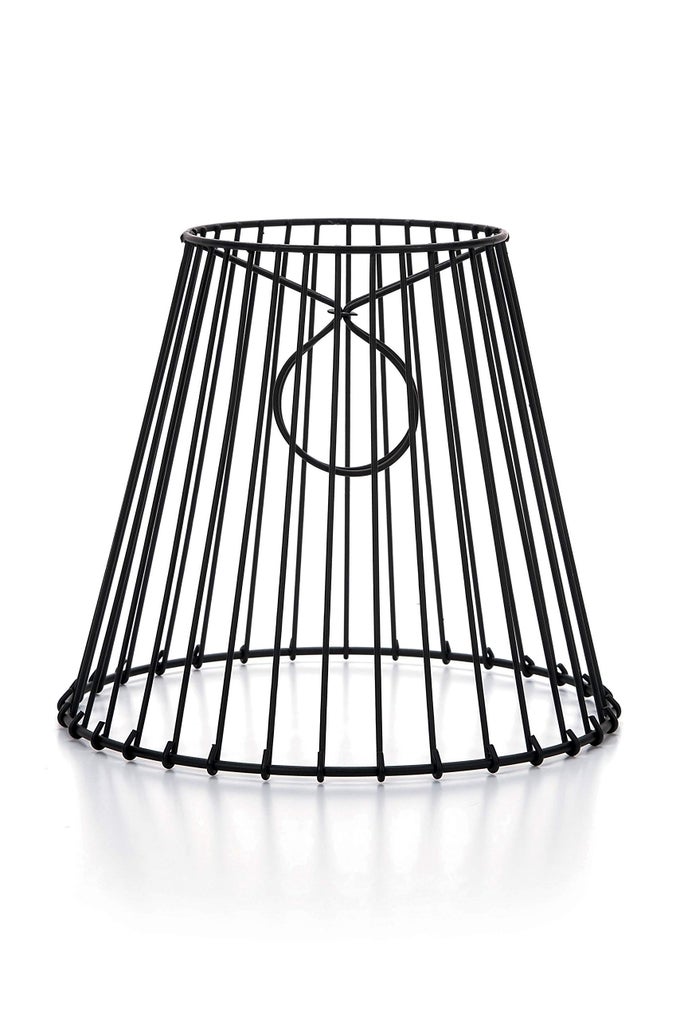 CLEVELAND VINTAGE CLIPON METAL WIRE LAMPSHADE CREATE YOUR OWN HOME LIGHTING IDEAL FOR CREATING A MASON JAR LIGHT 8 X 7 X 45 BLACK