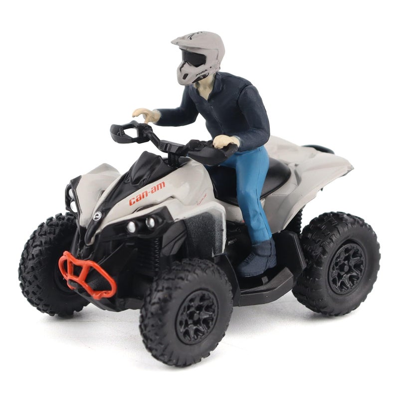 Diecast Masters BRP Bombardier Models 132 Scale Diecast Replica CanAm Renegarde X XC 1000R Chalk Gray Magma Red Item 60008 - Image 3