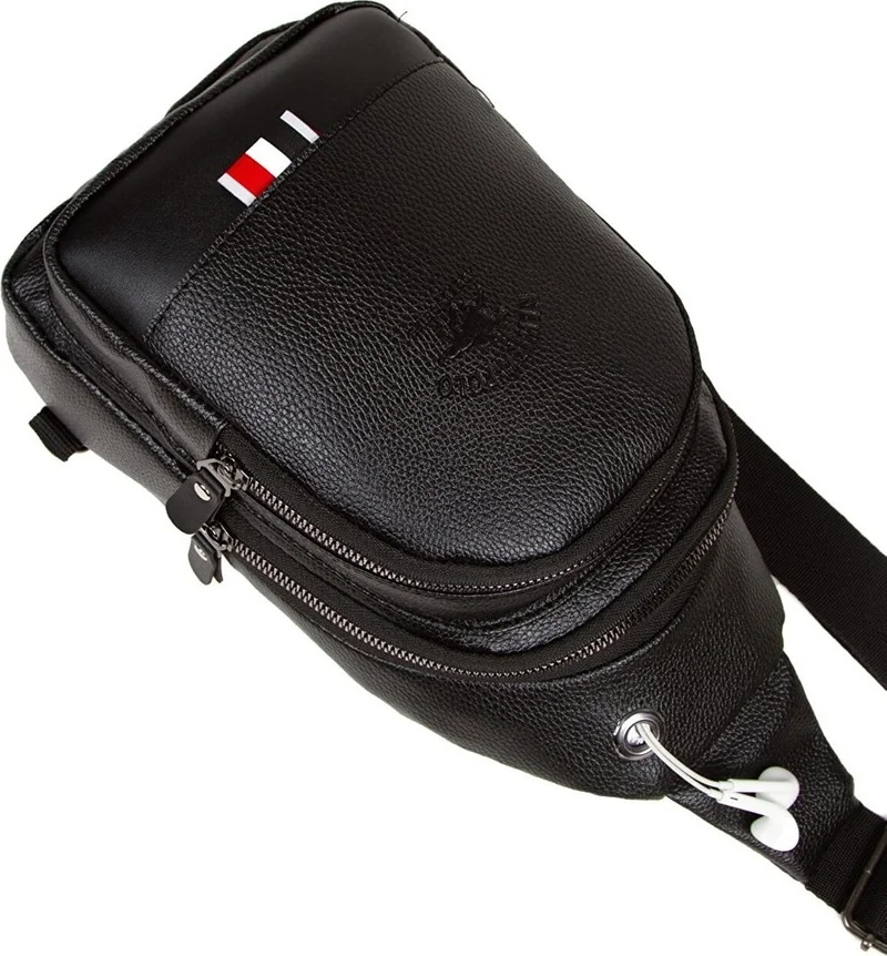 Newish Polo Water Resistant Cross Shoulder and Chest Bag Freebag