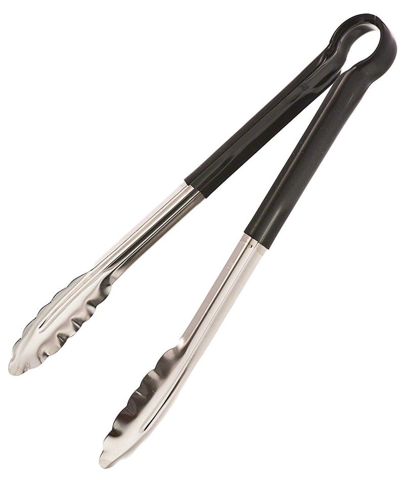 Browne Foodservice Browne 12 Black Utility Tongs