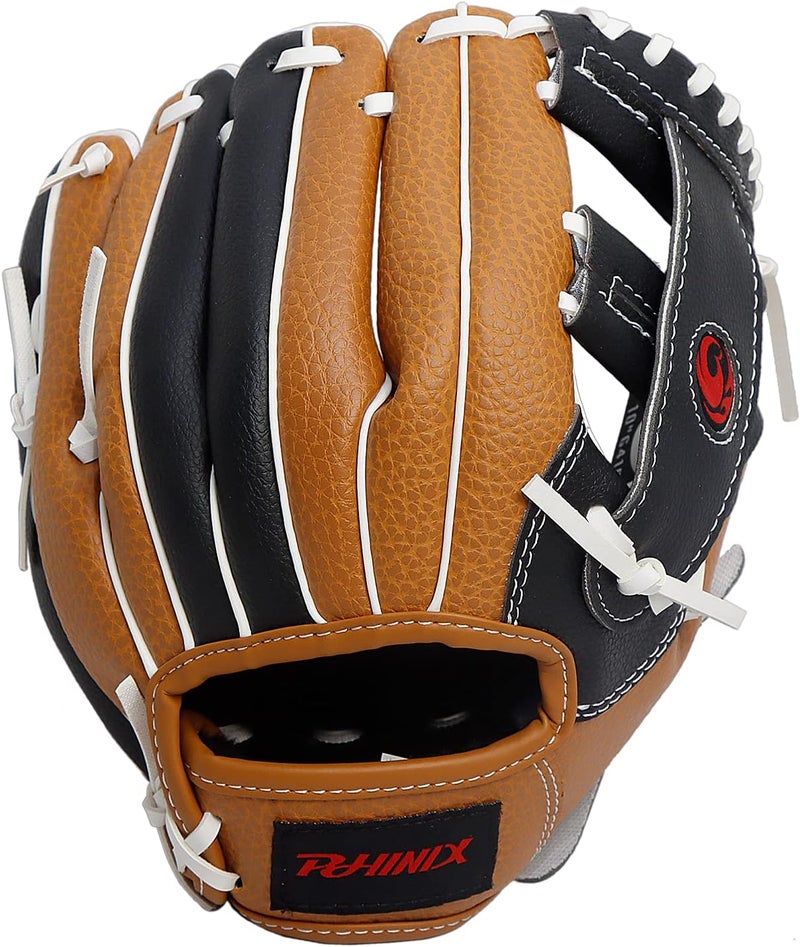 PHINIX Tee Ball Glove with Soft Baseball for Kids Play & Training 8.5"-10" - Image 3