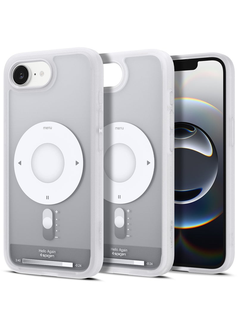 Spigen Ultra Hybrid MagFit for iPhone 16e Case Cover with MagSafe (2025) - Classic Silver  - Image 1