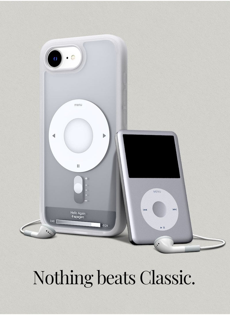 Spigen Ultra Hybrid MagFit for iPhone 16e Case Cover with MagSafe (2025) - Classic Silver  - Image 3