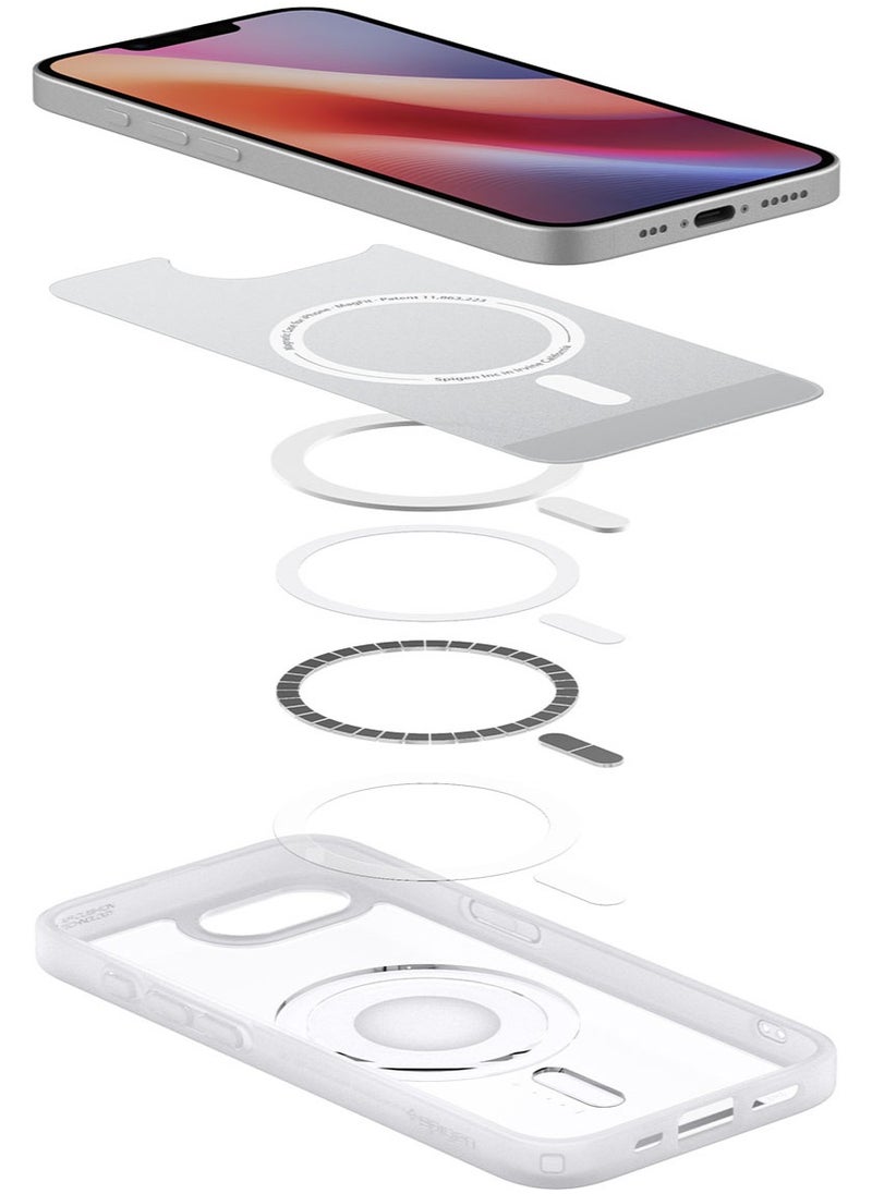 Ultra Hybrid MagFit for iPhone 16e Case Cover with MagSafe (2025) - Classic Silver