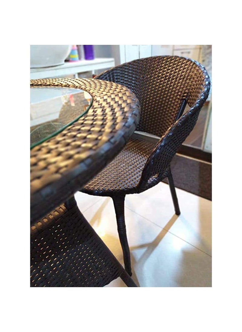 BHAIRAV STORE BHAIRAV STORE D12 Seating Table Chair Set for Outdoor Balcony Garden Coffee Table Set Furniture with 1 Table 4 Chair  - Image 4