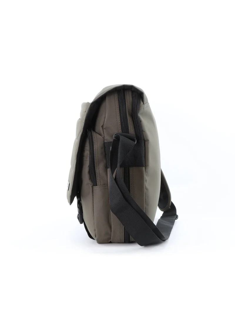 NATIONAL GEOGRAPHIC National Geographic Pro Messenger Bag Khaki,  Stylish for Men and Women Compact and Versatile, Portable Organizer for Travel, Business, University