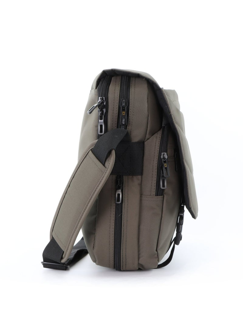 NATIONAL GEOGRAPHIC National Geographic Pro Messenger Bag Khaki,  Stylish for Men and Women Compact and Versatile, Portable Organizer for Travel, Business, University  - Image 5