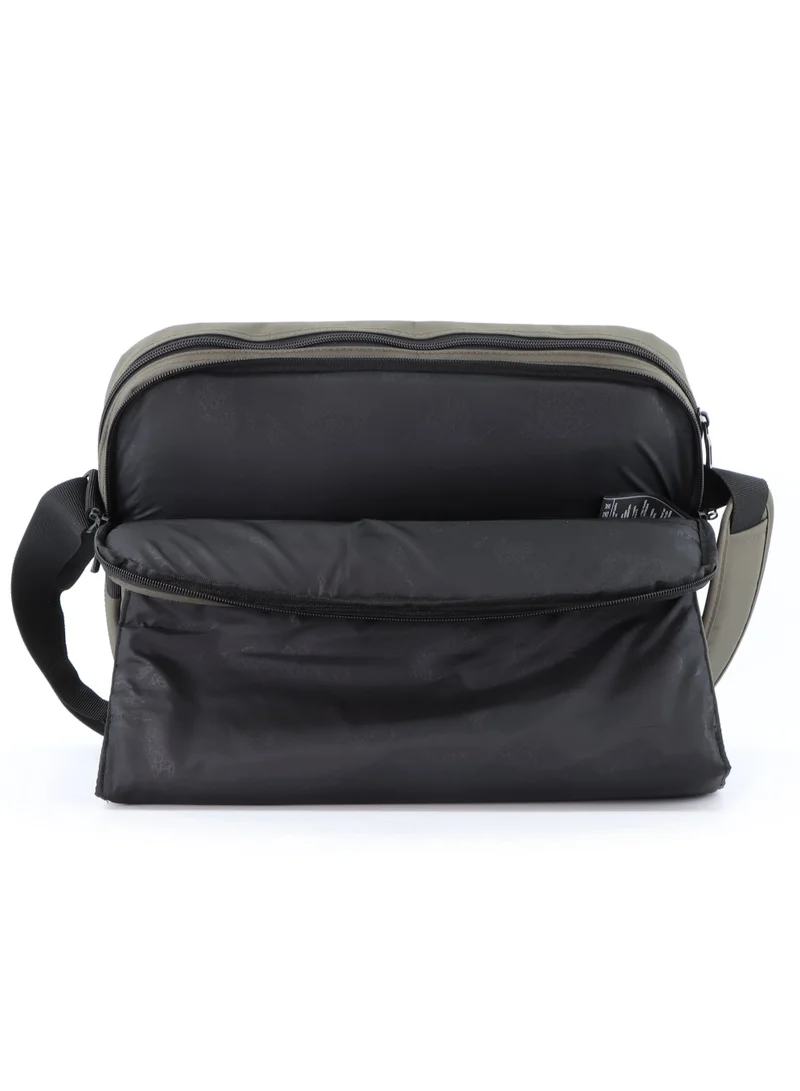 NATIONAL GEOGRAPHIC National Geographic Pro Messenger Bag Khaki,  Stylish for Men and Women Compact and Versatile, Portable Organizer for Travel, Business, University
