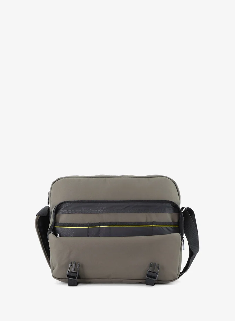 NATIONAL GEOGRAPHIC Khaki National Geographic Pro Messenger Bag Khaki,  Stylish for Men and Women Compact and Versatile, Portable Organizer for Travel, Business, University  | Best Price UAE