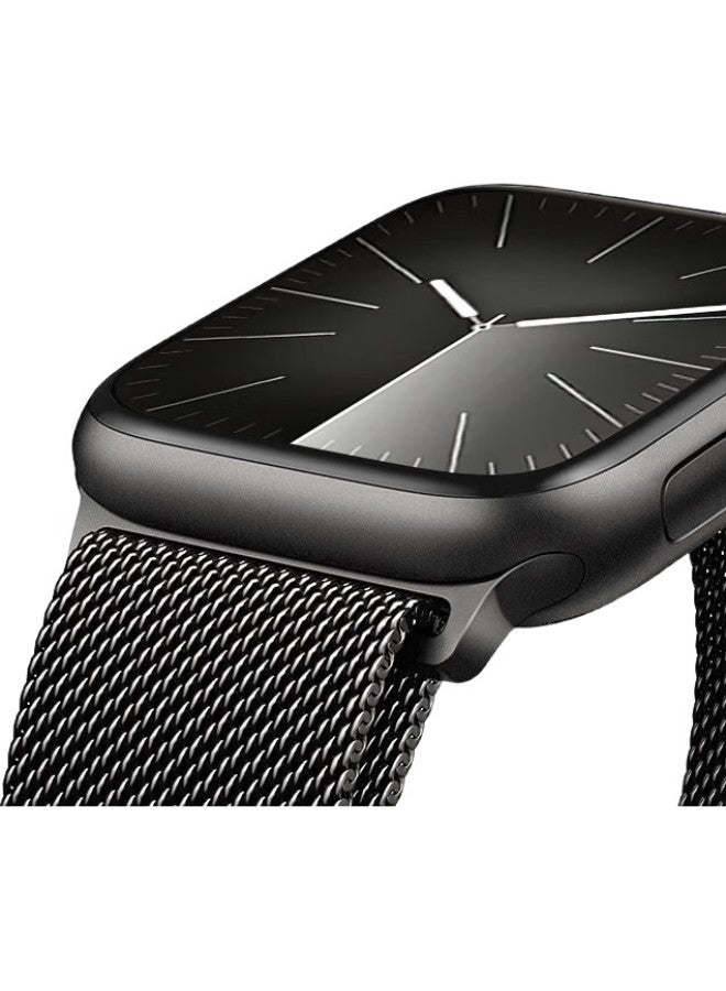 WITGOER Watch Band [German Quality] For Apple Watch Milanese Iwatch/S9/8/7Ultra2 Stainless Steel Magnetic Metal Men And Women Se Stainless Steel - Image 2