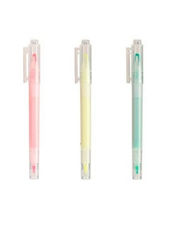 MUJI Twintip Highlighter Pen 3Colors Pack  - Image 2