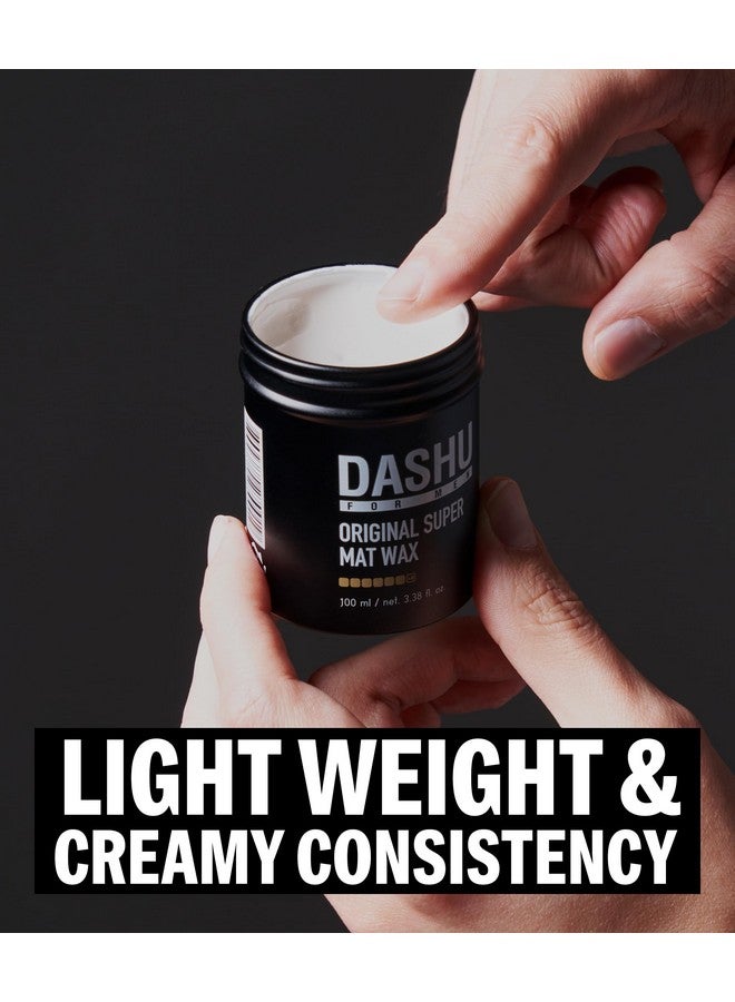 DASHU Premium Original Super Mat Wax 3.5oz - Strong Hold Without Shine, Easy to Wash, Styling Wax - Image 3