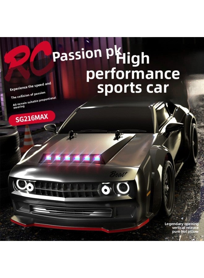 Beast SG216MAX Hellcat Four-wheel Drive High-speed Brushless RC Full-scale Remote Control Car Simulation Professional Drift Car Model-Color:7.4V 1300mAH Battery (carbon Brush Version)-Proportion:1:16  - Image 3