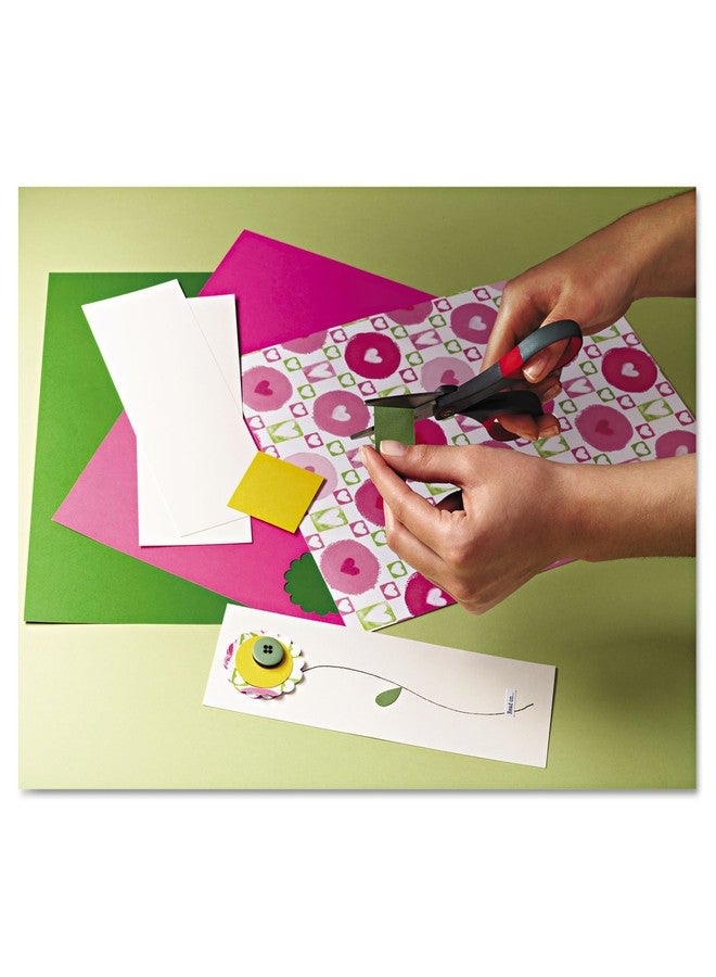 Scotch 1448 Precision Scissors, Pointed, 8-Inch Length, 3 1/8-Inch Cut, Gray/Red - Image 4