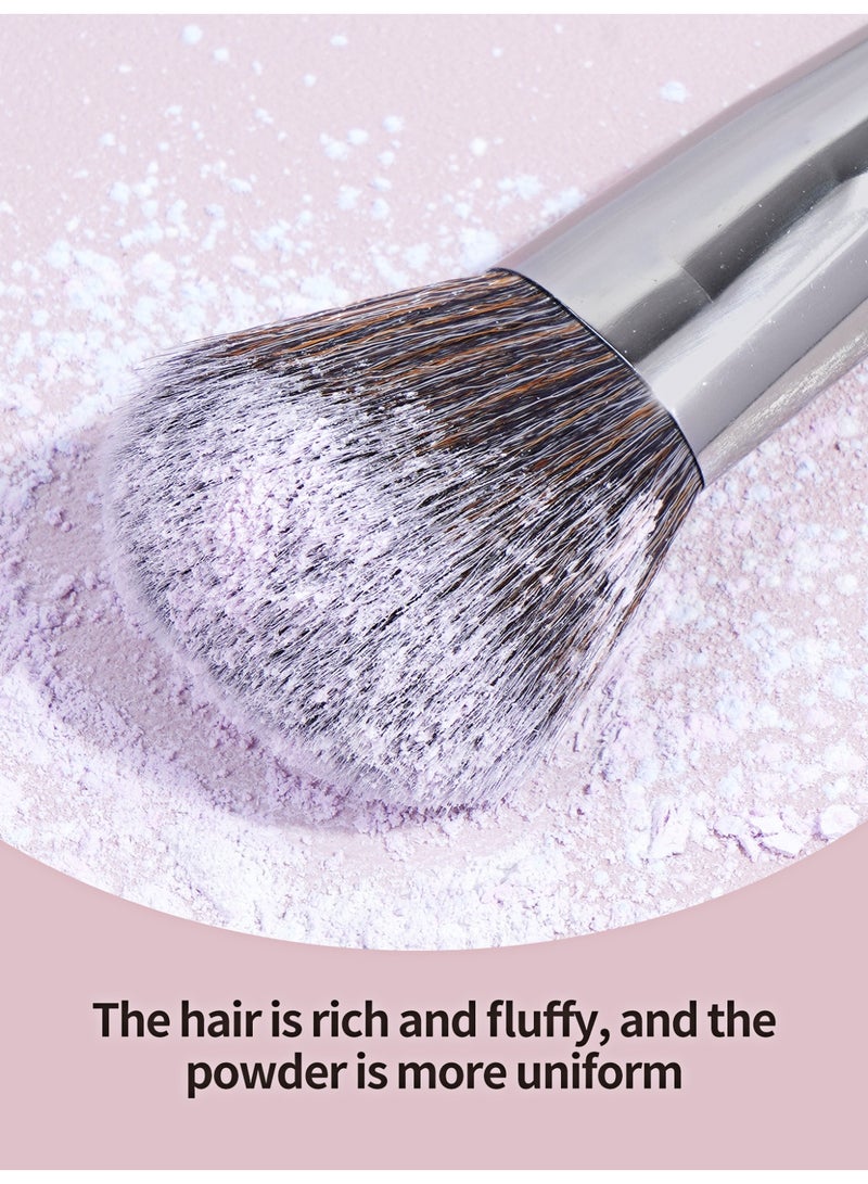 MAANGE 25-Pieces Makeup Brush Set,Professional Makeup Brushes, Premium Synthetic Face Foundation Powder Blush Eyeshadow Blending Eye Brush Set Travel Makeup Brushes Set Pink - Image 3