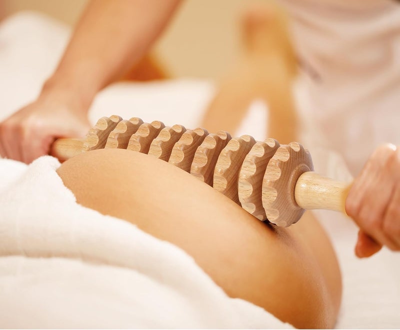 Xokocli Wood Therapy Massage Tools Manual Massage Stick for Maderoterapia, Lymphatic Drainage, Body Sculpting - Cellulite Massager for Muscle Pain Relief - Image 3