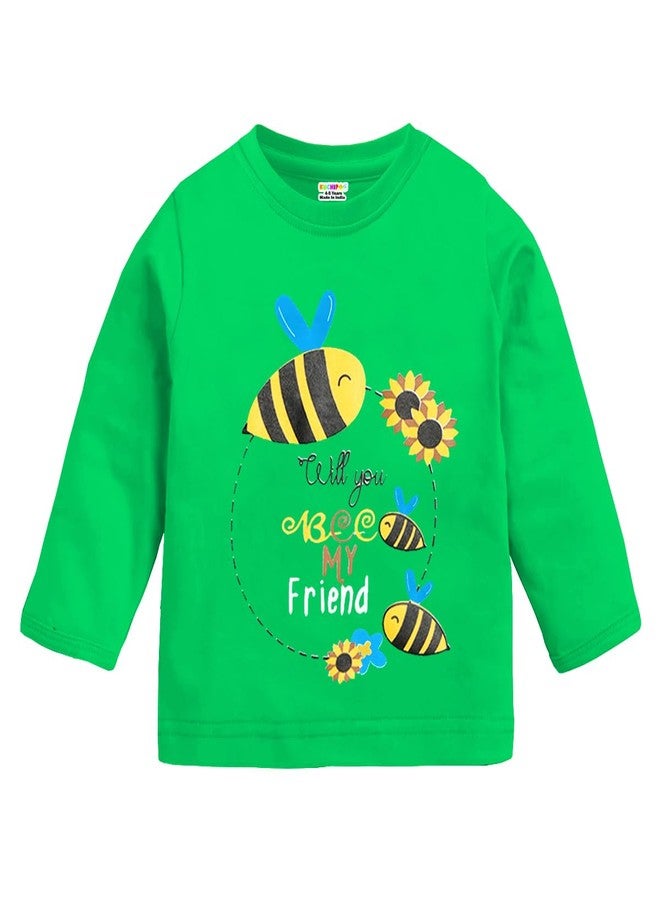 Kuchipoo Baby Boy's & Baby Girls Cotton Blend Regular Fit T-Shirt - Combo of 5 (Kuc-Tshrt-113-12-18 Months, Multicolored) - Image 4