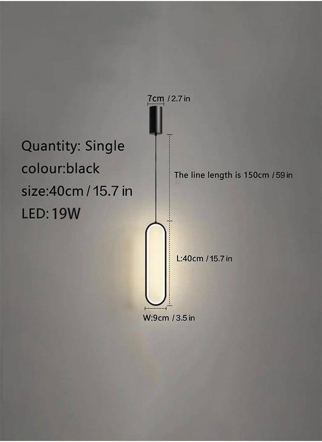 RATSAW Modern and Simple LED Pendent Lamp Creative Pendent Light for Corridors Study Rooms Bedrooms Bedsides  - Image 3