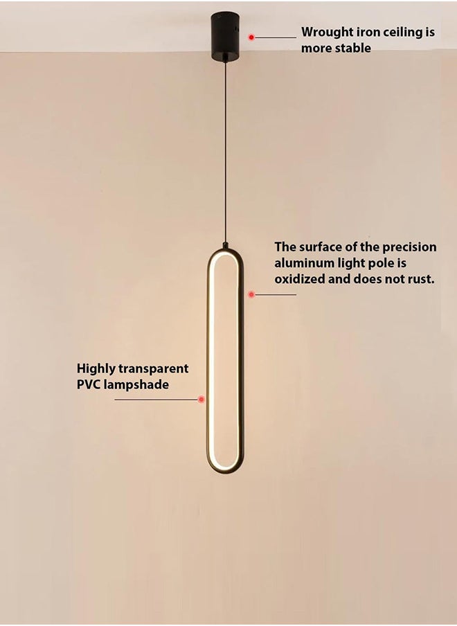 RATSAW Modern and Simple LED Pendent Lamp Creative Pendent Light for Corridors Study Rooms Bedrooms Bedsides  - Image 5
