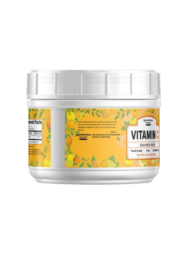 Unpretentious Vitamin C Powder Baker (2 Lb) Ascorbic Acid Resealable Tub - Image 3