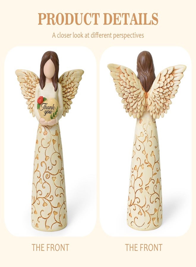 Eremaoy Thank You Gifts for Women, Hand-Painted Thank You Angel Figurines - Image 4