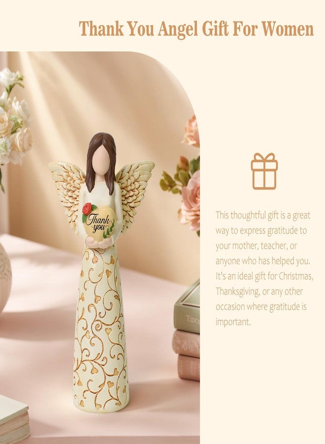 Eremaoy Thank You Gifts for Women, Hand-Painted Thank You Angel Figurines - Image 5