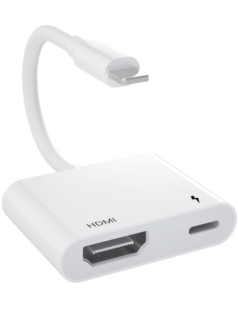 HDMI Adapter for iPhone & iPad to TV - 1080P HD Digital AV Adapter, No Power Required, Video & Audio Sync, Compatible with iPhone 14/13/12/11/X/8 & iPad  - Image 1