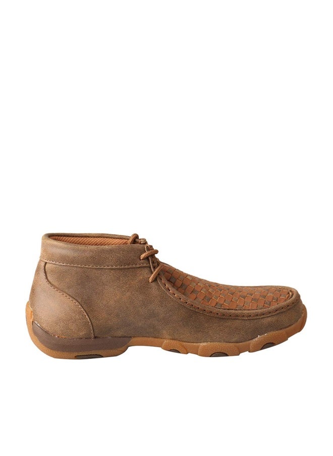 Twisted X Women's Chukka Driving Moc, Moc Toe, Bomber & Checkered Vamp, 11 M - Image 1