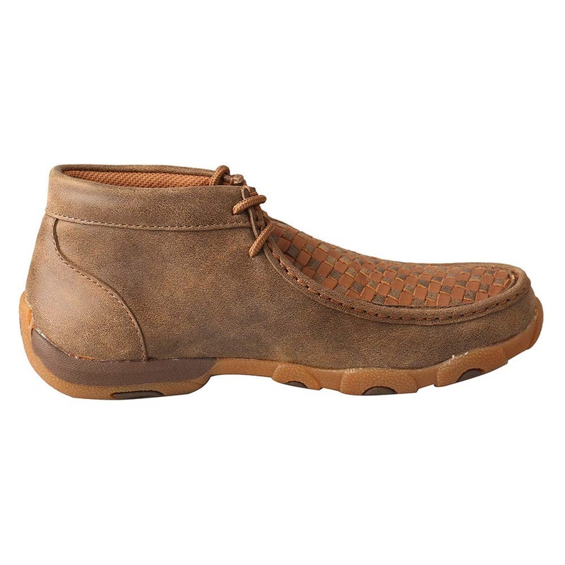 Twisted X Women's Chukka Driving Moc, Moc Toe, Bomber & Checkered Vamp, 11 M - Image 5