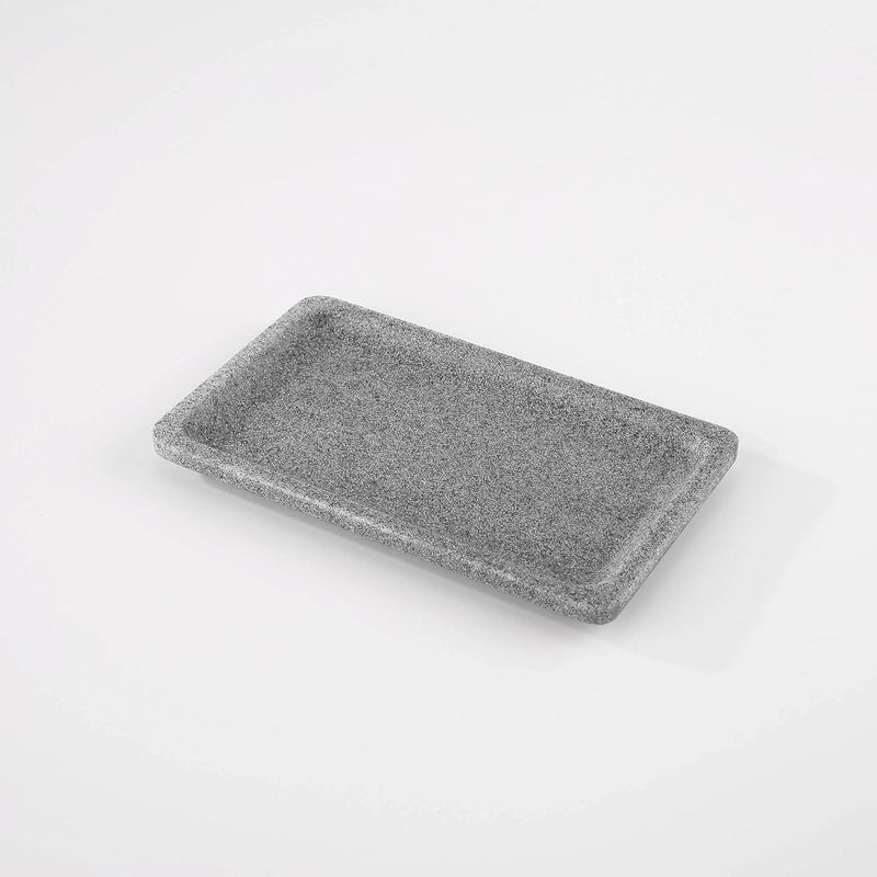Kuber Industries Kuber Industries Premium 5 Pc Poly Resin Bathroom Accessories Set Lotion Bottle 210ML Towel Tray Double Grid Tea Box Consumable Box MoistureResistant NonFragile ScratchProof Grey  - Image 5