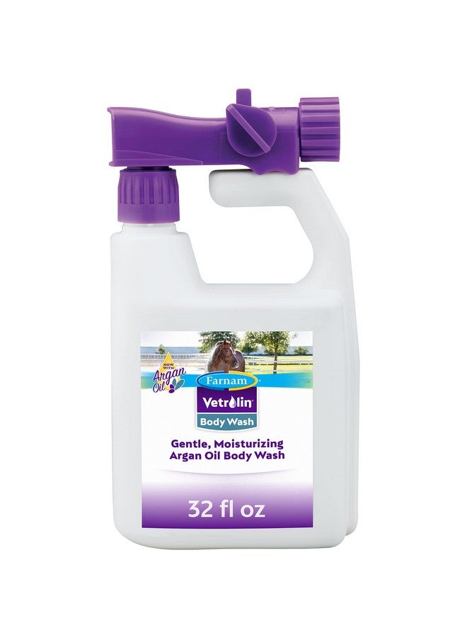 Farnam Vetrolin Body Wash Ultra-Hydrating Shampoo for Horses and Dogs 32 Ounces,Green - Image 1