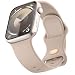 Mugust Sport Bands Compatible with Apple Watch Band 45mm 44mm 42mm Soft Silicone Correa Wristband Replacement Strap Compatible for Apple Watch Ultra 2Ultra SESE 2 iWatch Series 9 8 7 6 5 4 3 Women Men - Image 2