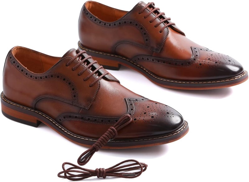 Waxed Dress Shoe Laces: 3 Pairs Thin Round Replacement Cord - Deep Coffee for Men's Formal Office Wear - Image 3