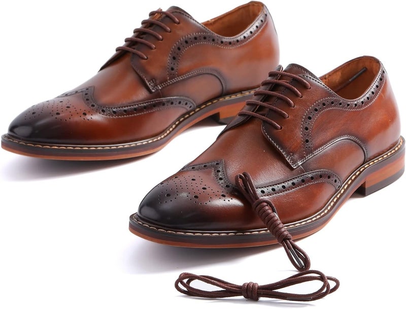 Waxed Dress Shoe Laces: 3 Pairs Thin Round Replacement Cord - Deep Coffee for Men's Formal Office Wear - Image 4