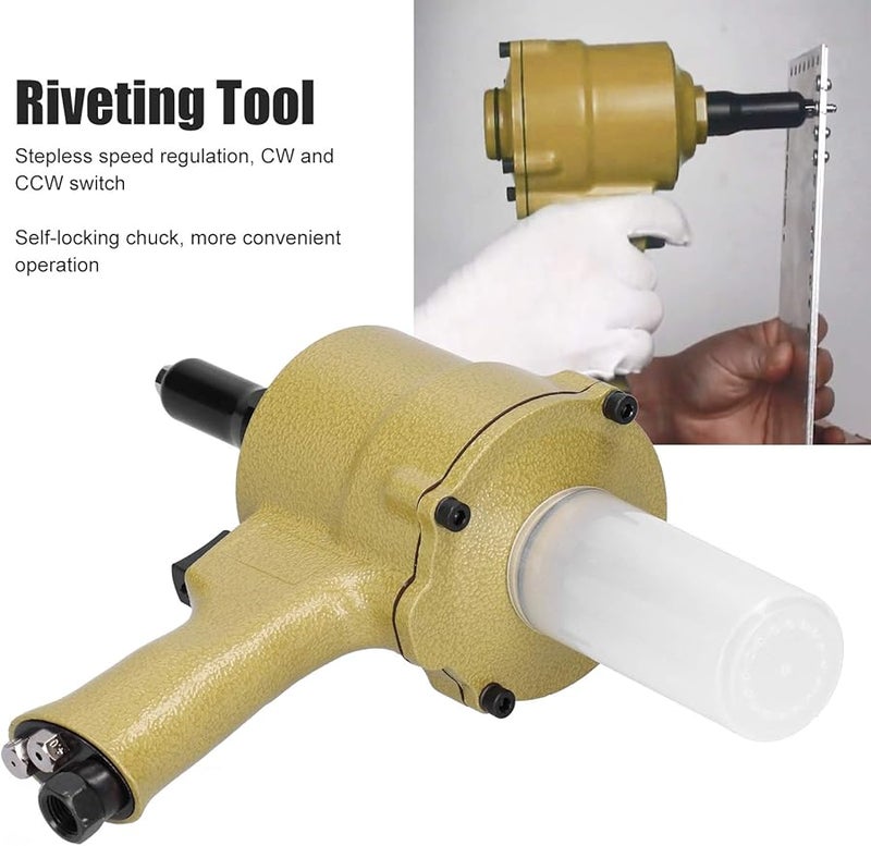 مسدس ربط هوائي على الطراز الأوروبي 2 4 4 8 مم أداة برشام للتزيين والحاويات والأجهزة الكهربائية - Image 3