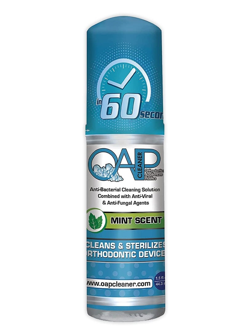 OAP Cleaner - Cleans & Sterilizes Removeable Dental and Ortho Appliances - Foam - Image 1