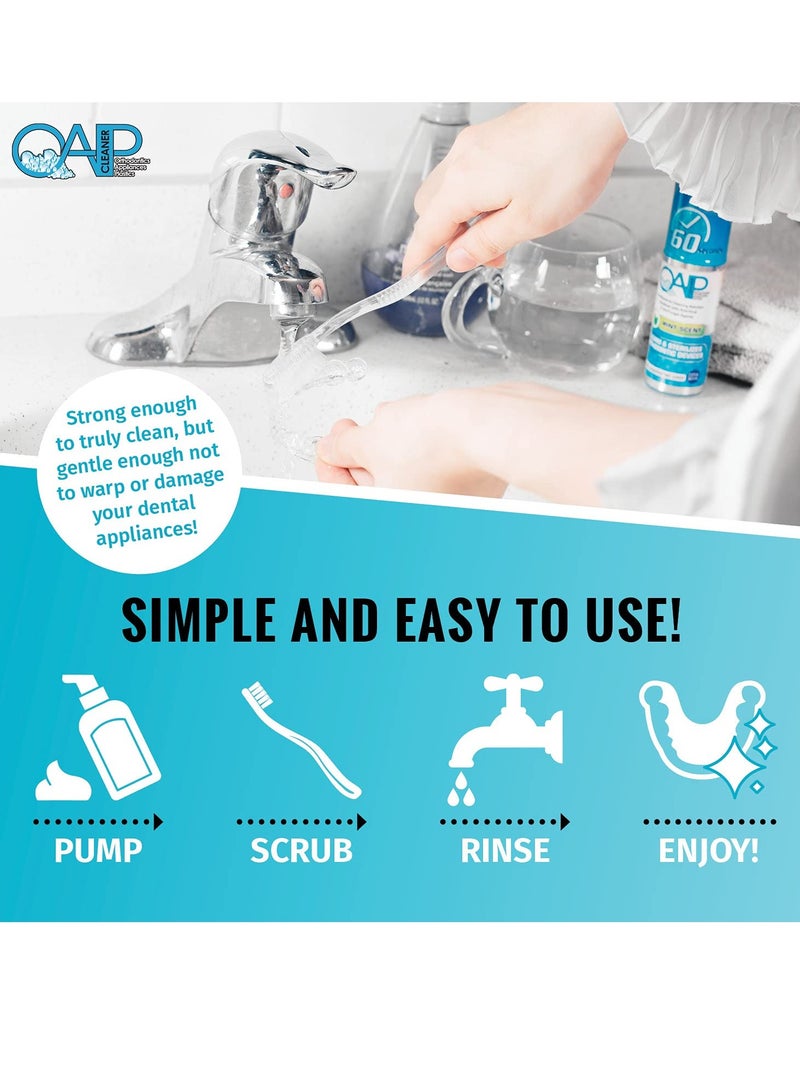 OAP Cleaner - Cleans & Sterilizes Removeable Dental and Ortho Appliances - Foam - Image 2
