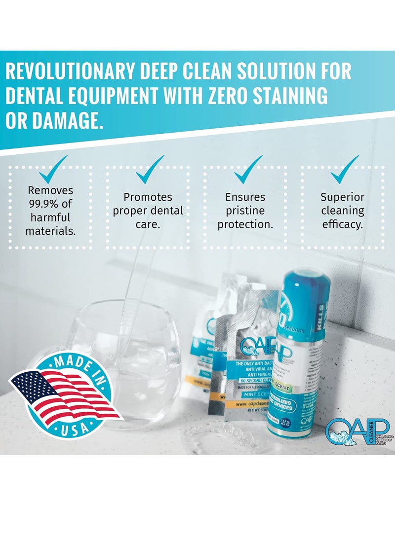 OAP Cleaner - Cleans & Sterilizes Removeable Dental and Ortho Appliances - Foam - Image 4