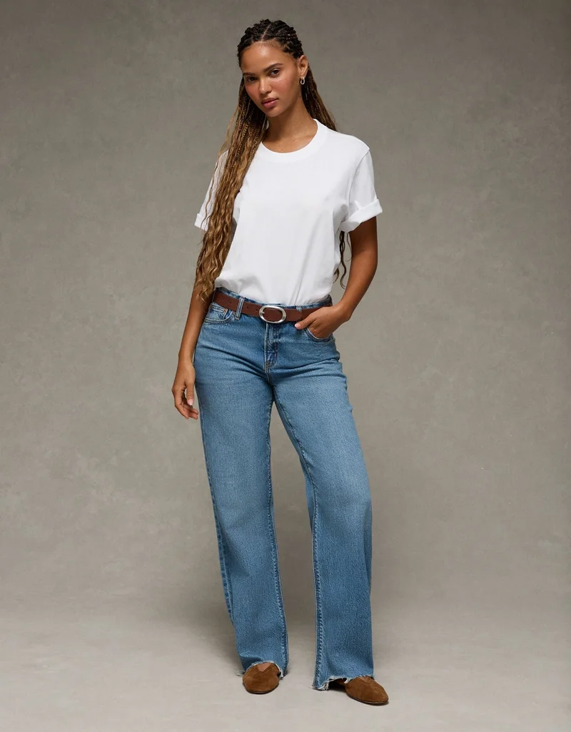 American Eagle  AE Strigid Curvy High-Waisted Stovepipe Jean for Women | Best Price UAE