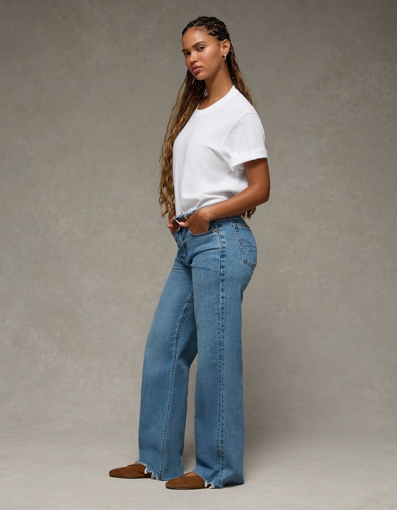 American Eagle AE Strigid Curvy High-Waisted Stovepipe Jean - Image 1