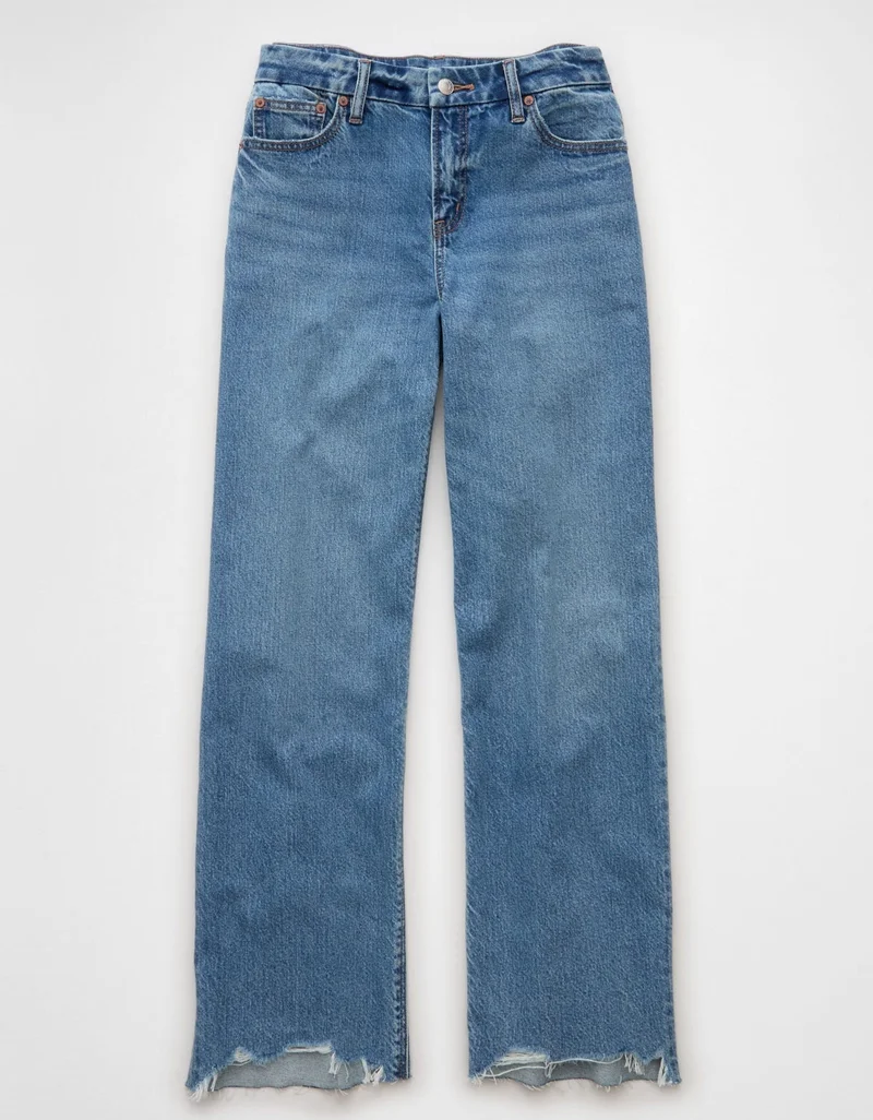 American Eagle  AE Strigid Curvy High-Waisted Stovepipe Jean for Women | Best Price UAE